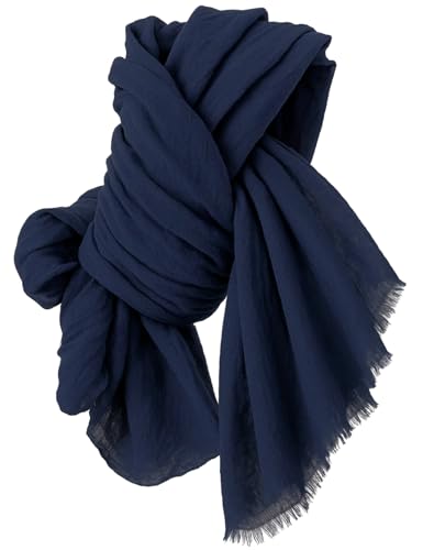Long Casual Comfy Scarf for Chemo, Hair Loss, Alopecia Gentle Scarf for Sensitive Skin 72 x 38 inch