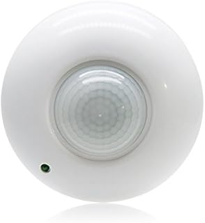 PIR Sensor Light Switch, 360 Degree Motion Detector Switch, 110-240V 1200W Ceiling Occupancy Movement Sensor Light Switch