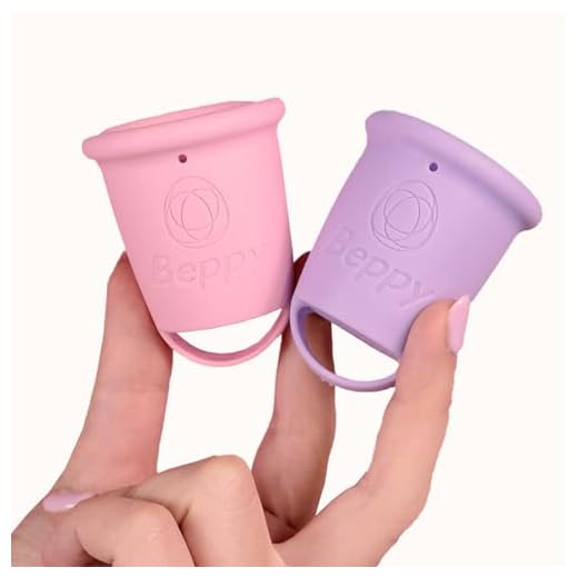 Beppy Combo Cotton Candy: 2 copas menstruales - Rosa/Lila… (Talla Única, Rosa/Lila)