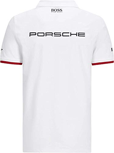 Porsche Motorsport Men's Team Black Polo w/Motorsport Kit
