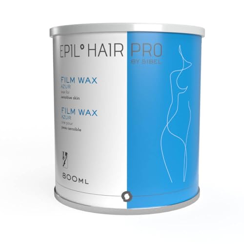 Epil Hair Pro Cire Pelable Wax'Azur Pot 800Ml , 800 Ml (Lot De 1)