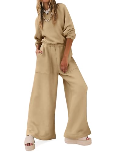 Yousify Trendy Wide Leg Long Sleeve Romper