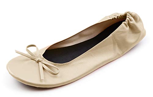Image of Foldable Flats for Women, Portable Ballet Shoes for Wedding &Travel Comfort