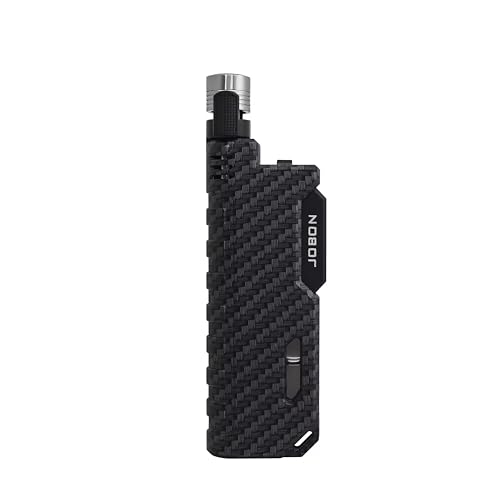 Ambrogio.L Jet Torch Lighter, Scalable Long Neck with Visible Gas Window for Kitchen Fireplace Camping Candle Grill BBQ Fireworks,Gas not Included,Carbon Fibre Black