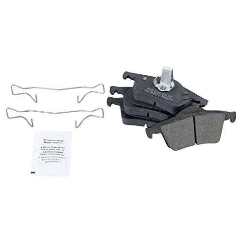 Image of TRQ Rear Brake Pad and Rotor Set Semi Metallic Rotors Compatible with 2000 Volvo V70