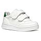 Geox B ECLYPER Boy A Sneaker, White/Green, 25 EU
