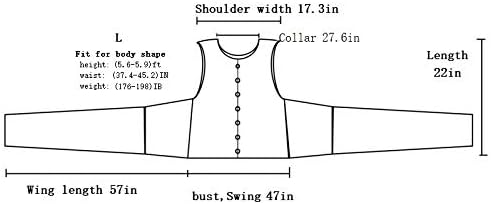 Chenhon Posey Criss Cross Chest Vest Restraint for Use with Bed or Chair (Size：L)