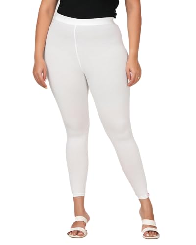 Image of Loveit Womens Solid Viscose Slim Fit Ankle Length Leggings