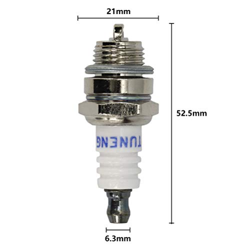POPETPOP Motosserra Velas de IgniÃ§Ã£o L7t Cortador de Cortador de Prata Plug SubstituiÃ§Ã£o Jardim