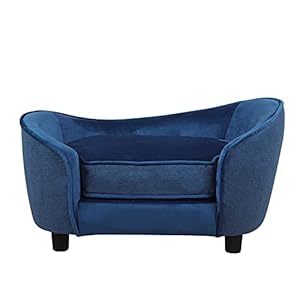   Pet-Sofa-Bed-Velvet-Linen-Fabric-Pet-Couch-Chair-with-Removeable-Washable-Cushion-for-Small-Dogs-Cats-Blue