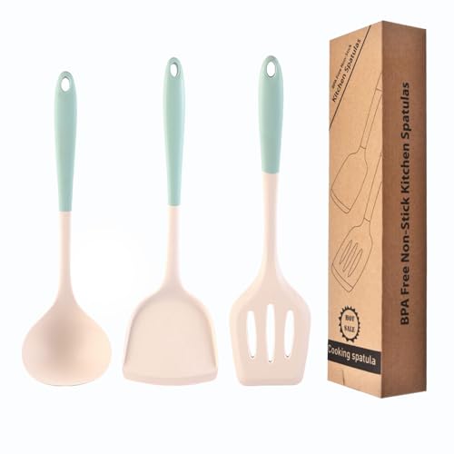 La mejor selección de Palas para servir pescados Top 10. 43 CICINIO Juego de 3 Espátula para Cocinar Antiadherente,Espátula de Silicona Para Utensilios de Cocina,Juego de espátula y Cucharón para Salteada, Huevos Fritos, Pescados...
