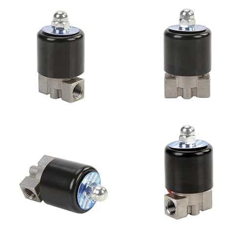 Válvula solenoide 1/8 acero inoxidable normalmente abierta 240V AC 6