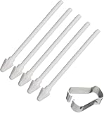 5 punte di ricambio per Samsung Tab S11 Ultra S Pen, penne per Galaxy Tab S11 penna con pinzetta, per Samsung Galaxy S11 Ultra pennino capacitivo con strumento di rimozione