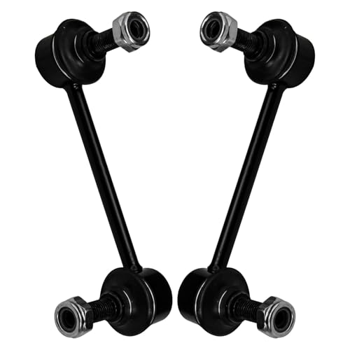 Image of Detroit Axle - Rear 4pc Shock Absorbers Kit for 14-17 Jeep Cherokee, 2 Sway Bar Links 2 Shock Absorbers Assembly 2014 2015 2016 2017 Replacement