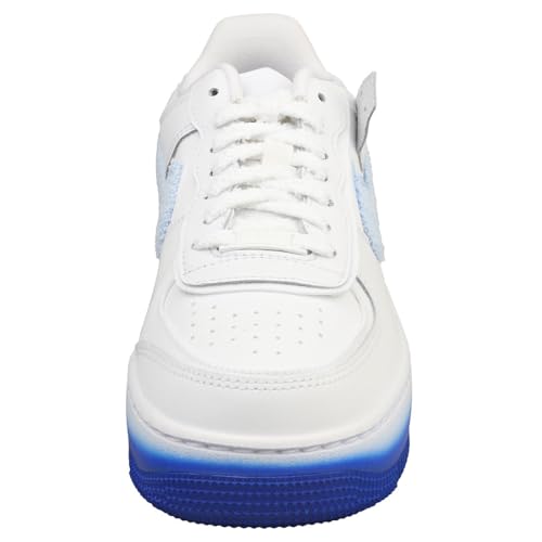 Nike AIR Force 1 Shadow Womens Adult FJ4567-100 (White/Racer Blue), Size 8.53