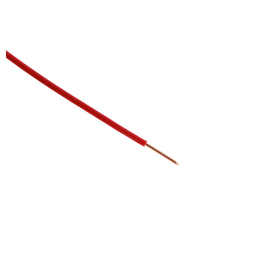 Zenitech - Fil électrique H07V-U 2,5mm² Rouge - 100m