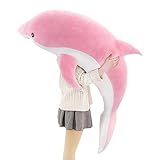chilsoby Giant Dolphin Stuffed Animals Plush Toy, Soft Sea Animal Plush Pillow Toy Large Dolphin Stuffed Plushies
