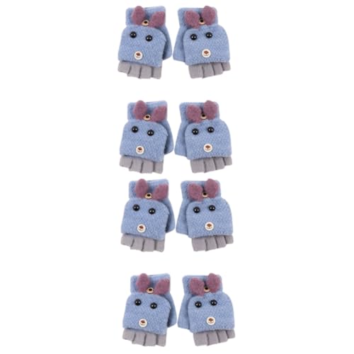 Gants tricotés en laine Beavorty mitaines chaudes pour filles