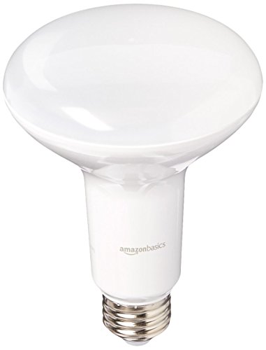 Amazon Basics 65 Watt Equivalent, Daylight, Dimmable, 15,000 Hour Lifetime, BR30 LED Light Bulb | 6-Pack