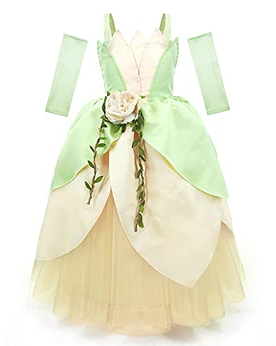 Image of TYHTYM Belle Costumes Dress Up Party Girls Princess Cosplay Halloween Kids Ball Gown 2-13Years