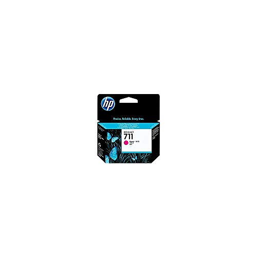 HP 711 CZ131A Magenta, Cartucho de Tinta Original HP DesignJet, de 29ml, para Impresoras Plotter de Gran Formato HP DesignJet T120, T125, T130, T520, T525, T530 y Cabezal de Impresión HP 711