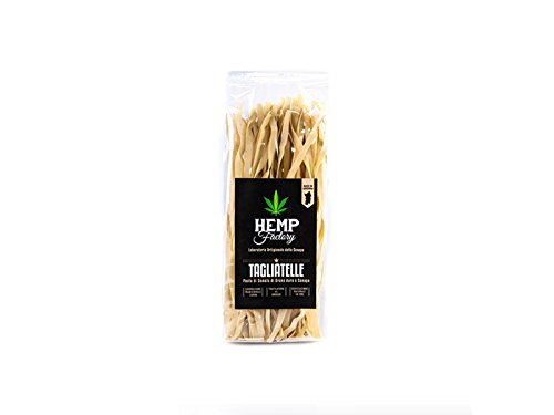 12 x 250 gr - Tagliatelle di farina di canapa prodotte da una piccola ma florida e dinamica azienda di Senorbì (Sardegna), da una comunione tra il grano sardo e la farina di canapa sativa