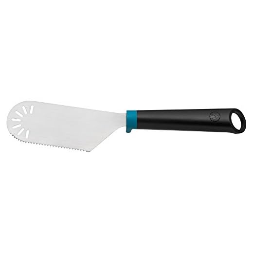 WMF Hello FUNctionals Capresemesser 26 cm, mit Ablagebänkchen, schneidet Tomaten und Käse, Marinade kann an Löchern ablaufen