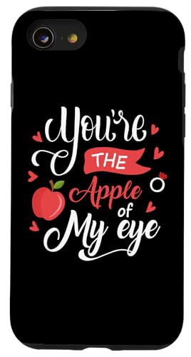 Fruit Apple Eye Love Romantic Lovely Gift Idea Apple of Eye Case for iPhone SE (2020) / 7/8