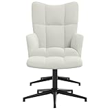 Cette chaise de relaxation avec repose-pied au design chic et élégant apportera une touche de modernité à votre déco