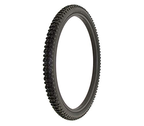 Alta Bicycle Tire Duro 26 x 2.10 Black Side Wall Tire Rocky Wolf Tread Pattern, Multiple Colors (All Black)
