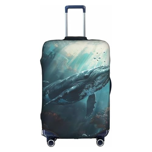 Housse de protection pour bagage blanche taille L anti-rayure lavable