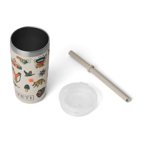 Image of YETI Rambler Jr. 10 Oz Tumbler with Silicone Straw Lid