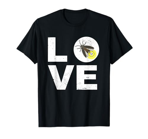 Insecto I Amantes de la luciérnaga I Rayos I Firefly Love Camiseta