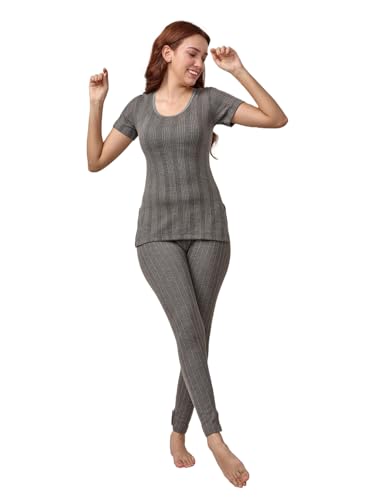 Image of Lux Inferno Ladies Round Neck Thermal Set | Half Sleeve | Regular Fit |