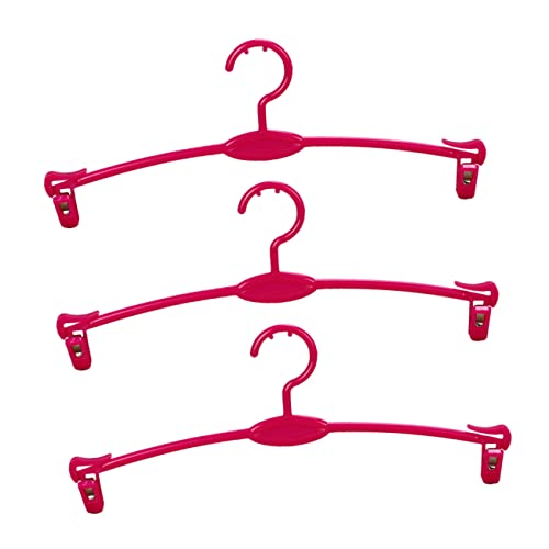 Unomor 15pcs Coat Hanger Sweater Drying Rack Hangers for Skirts Clothes Hangers Elegant Hangers Panties Hanger Clothes Rack Clothes Clips Skirt Hangers Laundry Drying Rack Rosy
