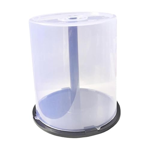 MotiveTech Balde de Armazenamento de CD, Suporte de DVD, Estojo de CD para Mesa, Sala de Estar, Escritório