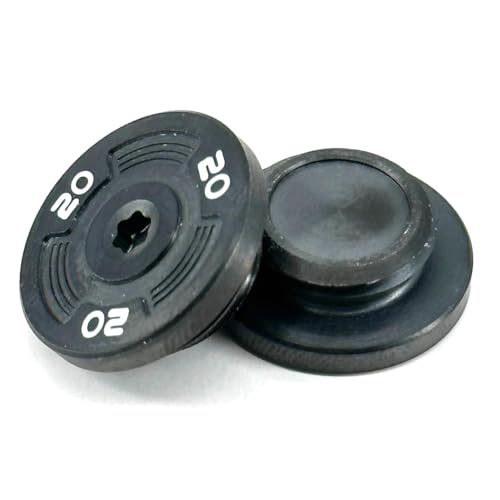 2pc Golf Weight Screw Compatible Fit for Taylormade TP Reserve TR B11 B13 M21 M27 M37 M47, Spider GTX Max Putter 2.5g/5g/7.5g/10g/12g/15g/17g/20g (Black, 2pc 20g)