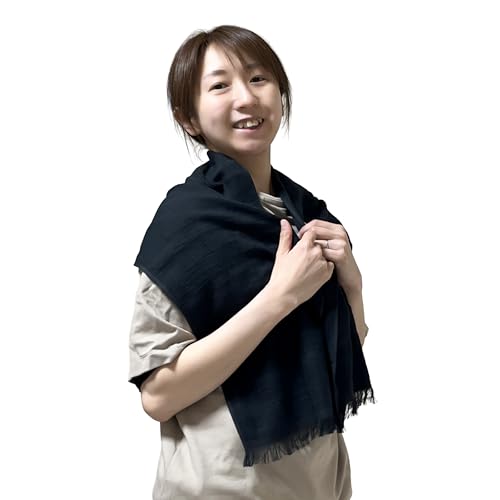 WKG コットンマフラー 泉州製 日本製 約29cm × 130cm の商品画像 1