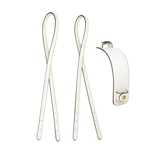 Shoulder Straps Bag Belts Replacement Handle Handbag Straps for Clutch Bag Handbag Tote, Beige White