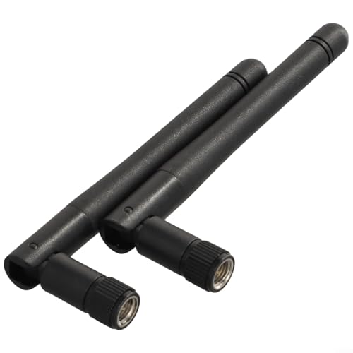 Antena externa 2 4G para conector SMA macho, 2 unidades, compatible con bandas de seguridad inalámbrica LoRaWAN y WLAN ISM, adecuada para routers y puntos de acceso