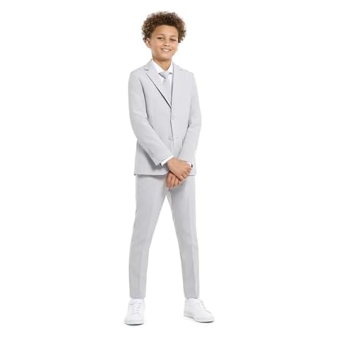 OppoSuits Costume Garçon Groovy Grey Cover