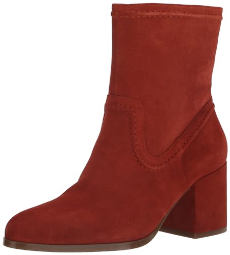 Vince Camuto Bota feminina Pailey salto bloco cano médio, Ketchup, 8.5