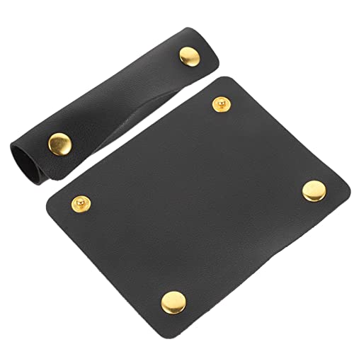 Yardwe Cubierta Protectora del Mango de Mano 2Pcs Protectores de Bolso de Compra Bolsa de Asas Manija Protector Handbag Manija Cubiertas de Envoltura de Cuero para Bolsos Maletas Maletas Cover