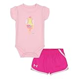 Under Armour UA ICE CREAM SHORT SET, PINK ICE CREAM, 3-6 Months