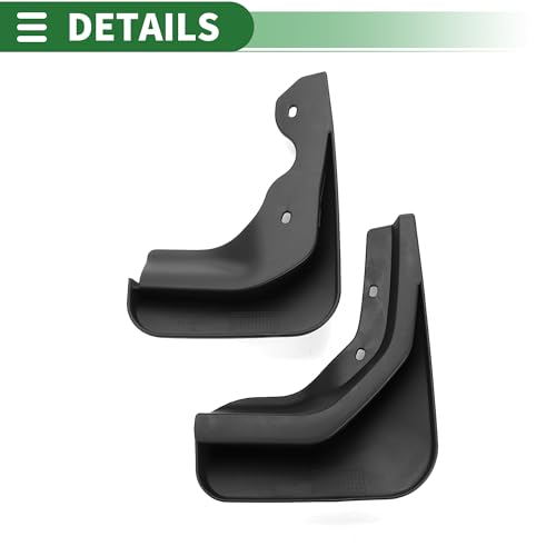 Image of Motoforti Mud Flap Splash Guard Mud Guard for Volkswagen Jetta (Sedan) 2015-2017 Plastic W /Mount Accessories Black