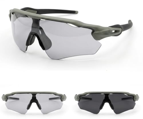 Gafas Ciclismo Fotocromaticas UV400 – Gafas Deportivas para Ciclismo Carretera, MTB y Gravel, Lente Adaptativa Antideslumbrante, Ultraligeras con Ajuste Cómodo, Gafas Ciclismo Hombre Mujer. Cat 2