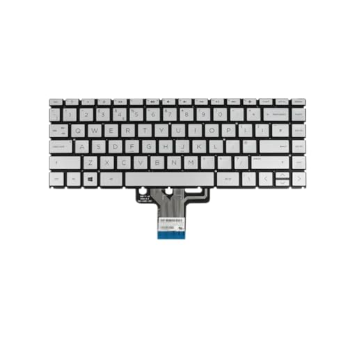 Teclado HP 14-w000 w100 en color negro y con distribución de teclas UK English