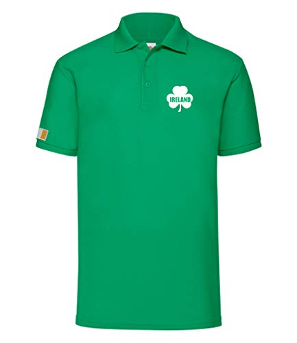 Super lemon irlanda irlanda adultos rugby exclusivo retro vintage hombres mujeres unisex polo verde polo camisa