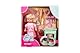 Simba Evi Love Kitchen, Spielpuppe mit Neuer Küche, Ofen zum Öffnen und Kuchen mit Funktion, Zubehör, 12cm, ab 3 Jahren