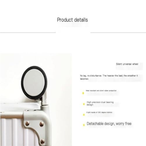 PANKERS Suitcase Fashionable Aluminum Frame Suitcase For Men, Silent Universal Wheel Trolley Case, Boarding Case For Women Suitcases, Blue2